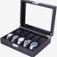 Watch Box - Carbon Fiber Black and Red - 10 slots