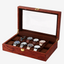Watch Box - Large Walnut Model - 12 slots