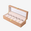 Watch Box - Natural Acacia 6 Slots